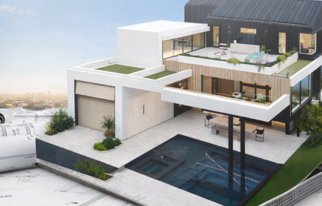 Pre-construction planning at Ocean Blue Custom Homes